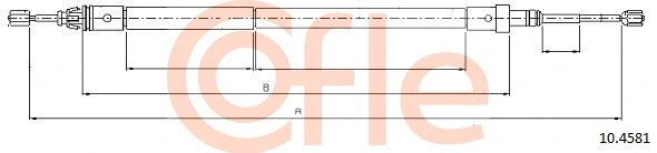 Cable Pull, parking brake (10.4581)