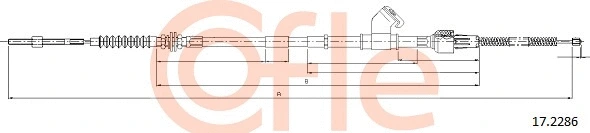 Cable Pull, parking brake (17.2286)
