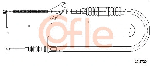 Cable Pull, parking brake (17.2720)