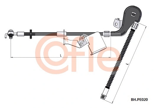 Brake Hose (92.BH.PE020)