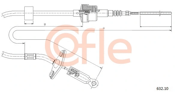 Cable Pull, clutch control (632.10)