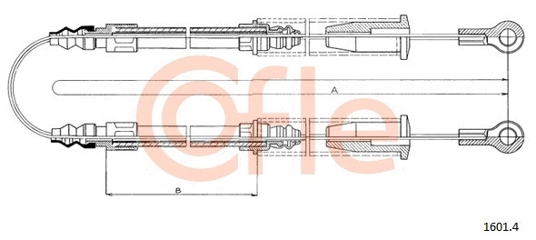 Cable Pull, parking brake (1601.4)