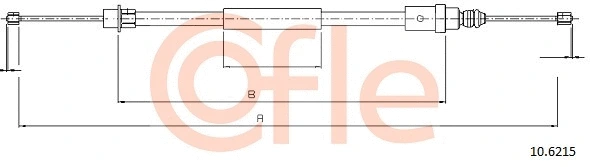 Cable Pull, parking brake (10.6215)