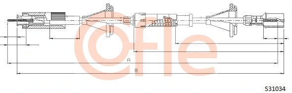 Speedometer Cable (S31034)