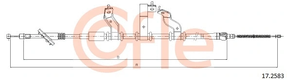 Cable Pull, parking brake (17.2583)