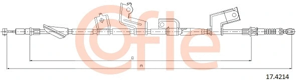 Cable Pull, parking brake (17.4214)