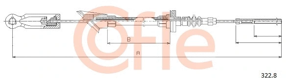 Cable Pull, clutch control (322.8)