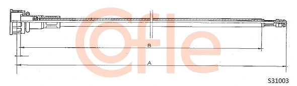 Speedometer Cable (S31003)
