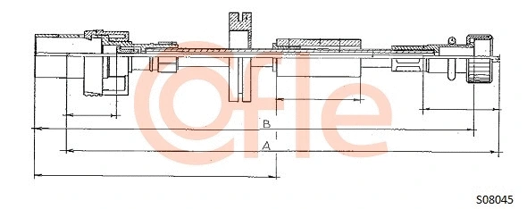Speedometer Cable (S08045)