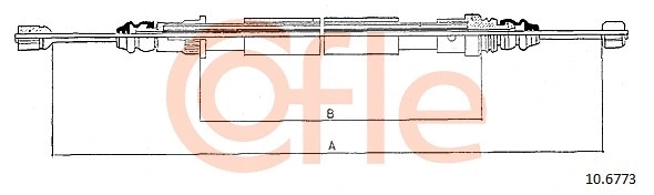 Cable Pull, parking brake (92.10.6773)