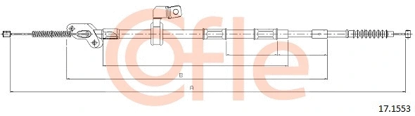 Cable Pull, parking brake (17.1553)