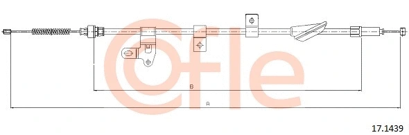 Cable Pull, parking brake (17.1439)