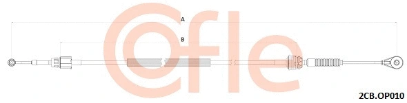 Cable Pull, manual transmission (2CB.OP010)