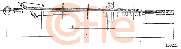 Cable Pull, clutch control (1602.5)