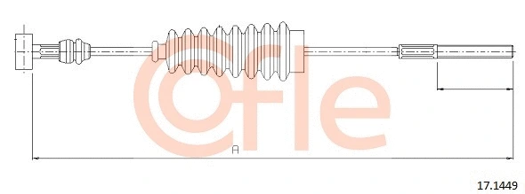 Cable Pull, parking brake (17.1449)
