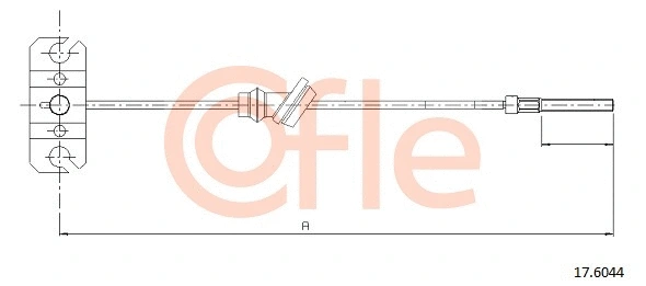 Cable Pull, parking brake (17.6044)