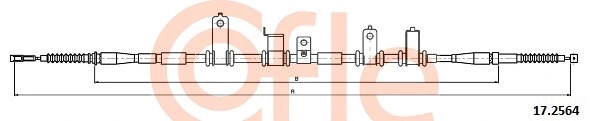 Cable Pull, parking brake (17.2564)