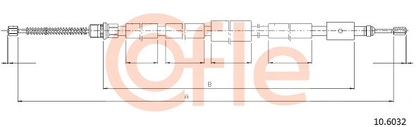 Cable Pull, parking brake (10.6032)