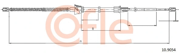 Cable Pull, parking brake (10.9054)