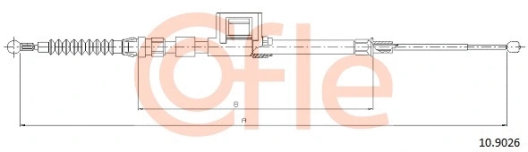 Cable Pull, parking brake (10.9026)