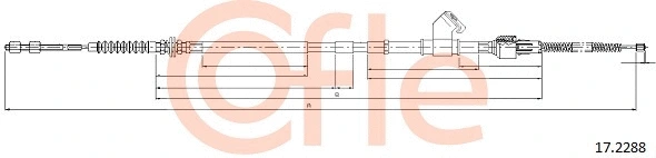 Cable Pull, parking brake (17.2288)