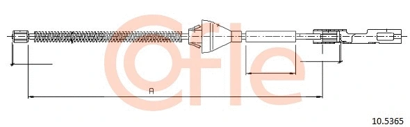 Cable Pull, parking brake (10.5365)