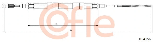 Cable Pull, parking brake (10.4156)