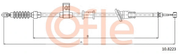 Cable Pull, parking brake (10.8223)