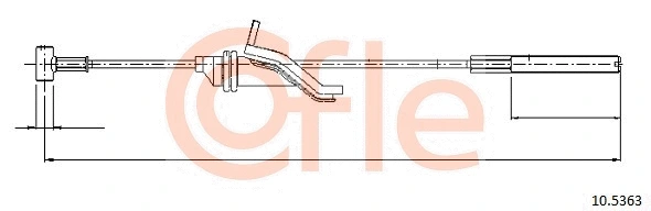 Cable Pull, parking brake (10.5363)