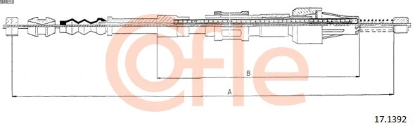 Cable Pull, parking brake (17.1392)
