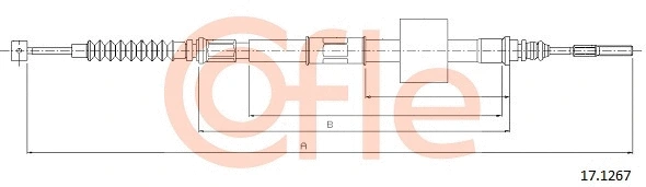 Cable Pull, parking brake (17.1267)