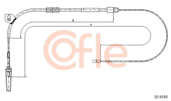 Cable Pull, parking brake (10.9330)