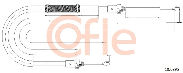 Cable Pull, parking brake (92.10.6895)