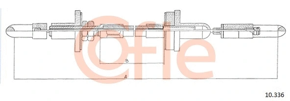 Cable Pull, clutch control (10.336)