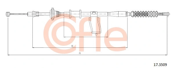 Cable Pull, parking brake (17.3509)