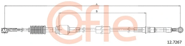Cable Pull, manual transmission (12.7267)