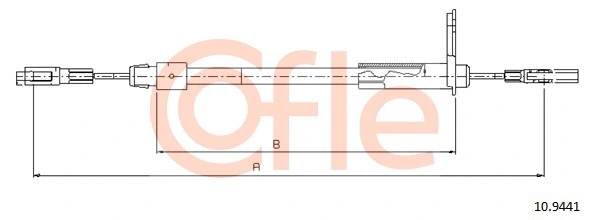 Cable Pull, parking brake (10.9441)