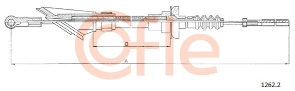 Cable Pull, clutch control (1262.2)