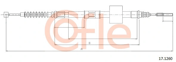 Cable Pull, parking brake (17.1260)