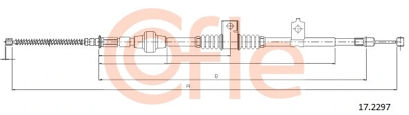 Cable Pull, parking brake (17.2297)