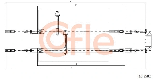 Cable Pull, parking brake (10.8582)