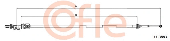 Cable Pull, manual transmission (11.3883)