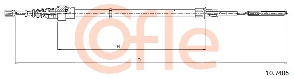 Cable Pull, parking brake (10.7406)