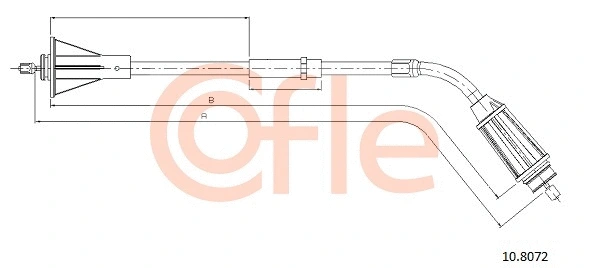 Cable Pull, parking brake (92.10.8072)