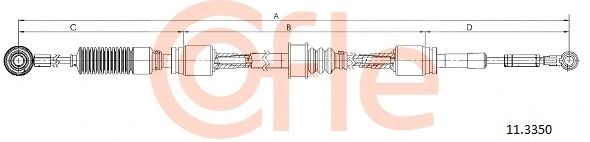 Cable Pull, manual transmission (11.3350)