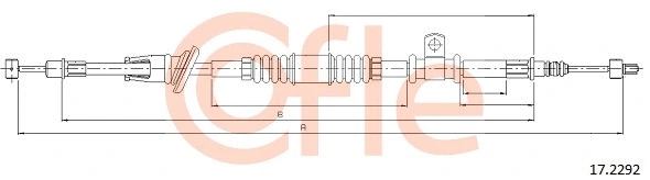 Cable Pull, parking brake (17.2292)
