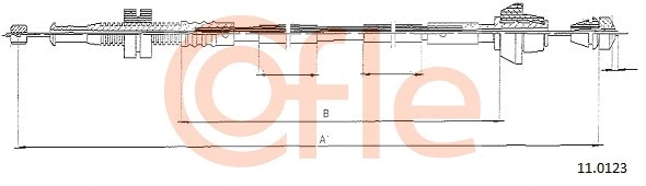 Accelerator Cable (11.0123)