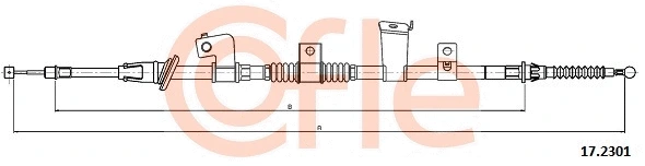 Cable Pull, parking brake (17.2301)