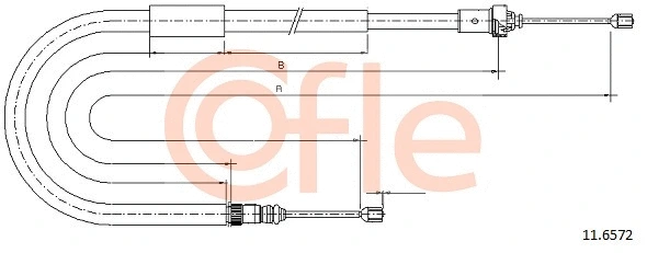 Cable Pull, parking brake (11.6572)