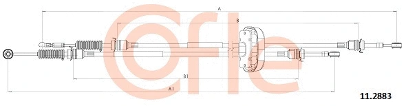 Cable Pull, manual transmission (11.2883)